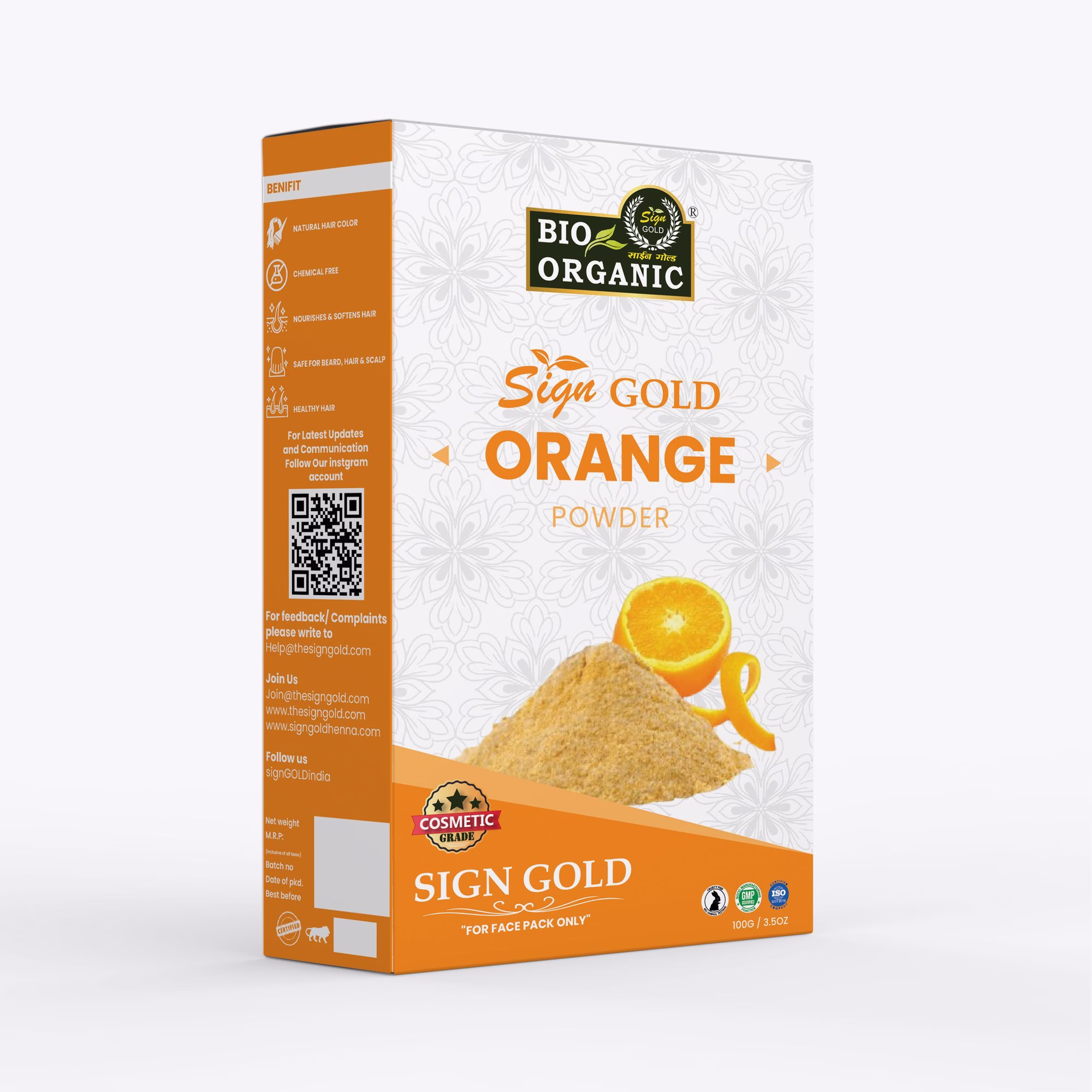 21 Orange Peel Powder for Face Pack - Image 1