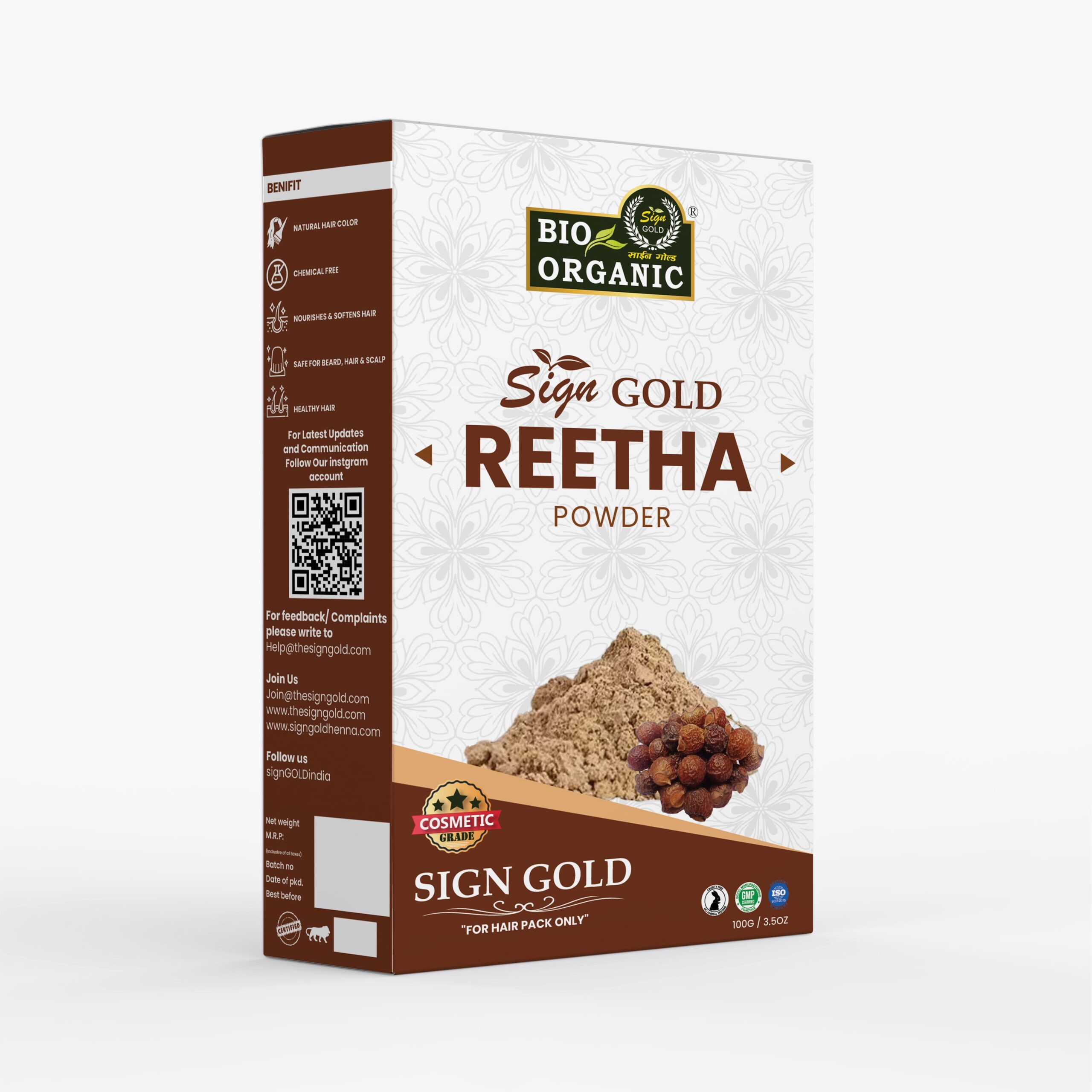 organic areetha fruit powder