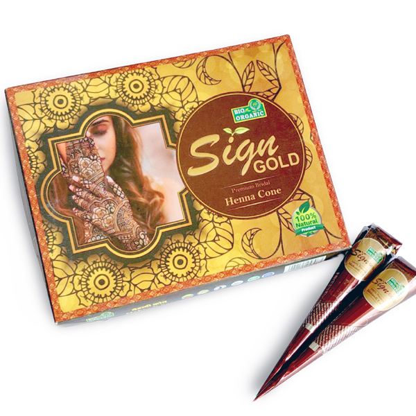 ORGANIC HENNA CONES - Buy Organic Heena Powder In India | Sign Gold