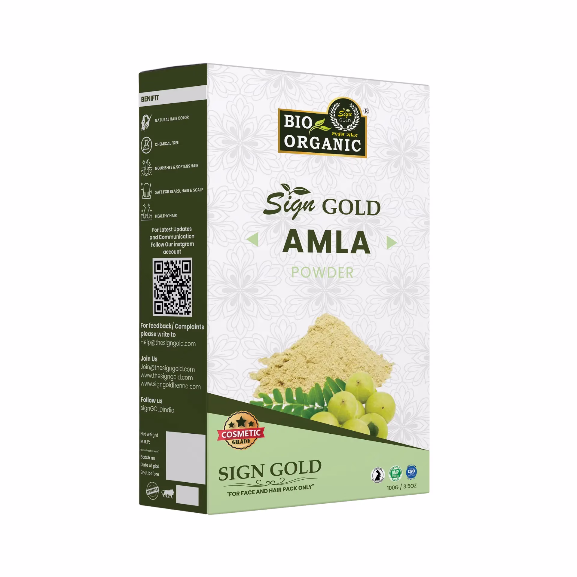 Untitled design Sign Gold Bio Organic Amla Powder