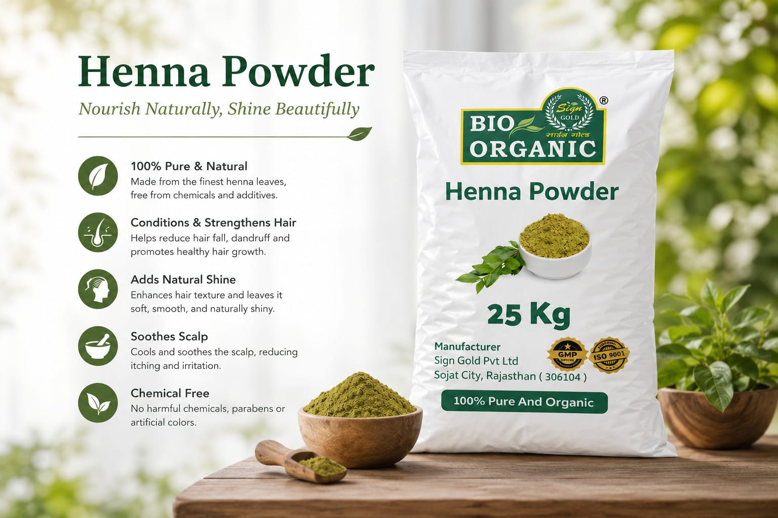henna powder wholesale