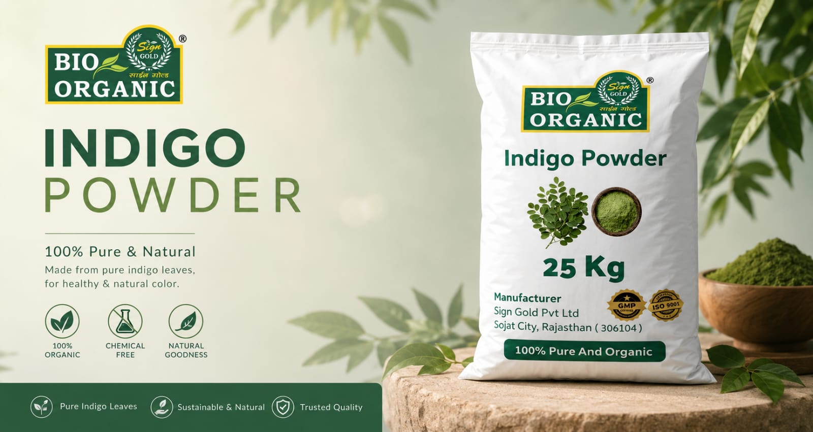herbal indigo powder