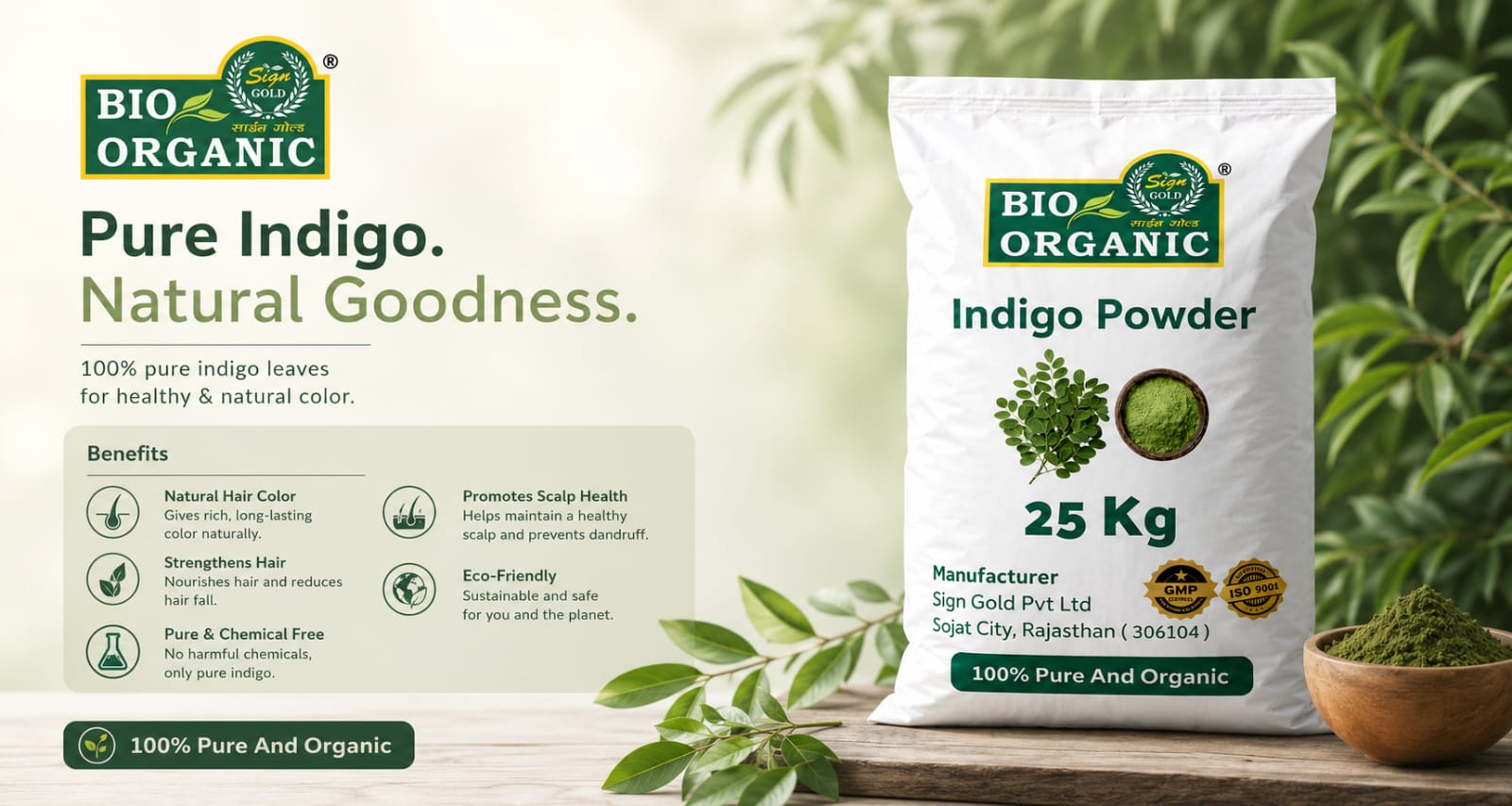 herbal indigo powder