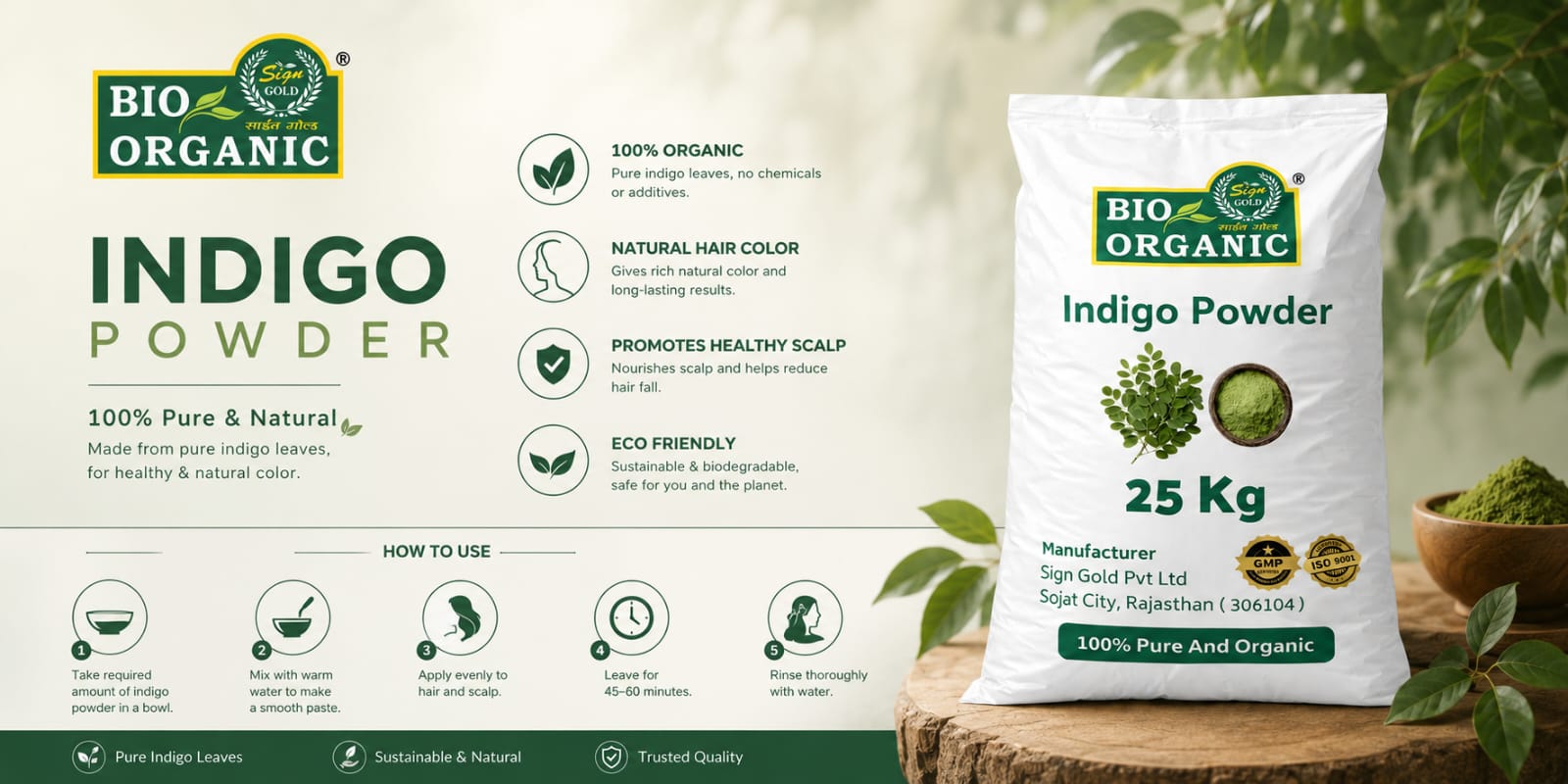 herbal indigo powder