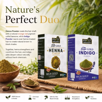 Indigo Powder Organic for Hair Black Colour