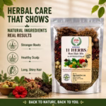 11 Herbs Raw Hair Mix For DIY Shampoo & Oil
