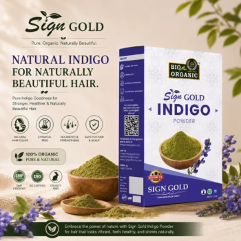 Indigo Powder Organic for Hair Black Colour
