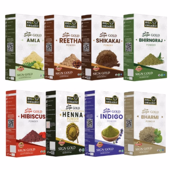 AMLA AREETHA SHIKAKAI BHRINGHRAJ HIBISCUS INDIGO HENNA BRAHMI