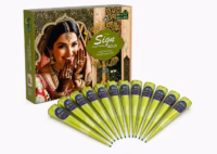 Sign Gold Mehendi Cones
