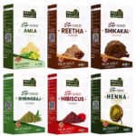 Sign Gold 6-in-1 Herbal Hair Powder Combo | Amla, Aritha, Shikakai, Bhringraj, Henna & Hibiscus Powder for Healthy Hair Growth Nature's Complete Hair Care Solution