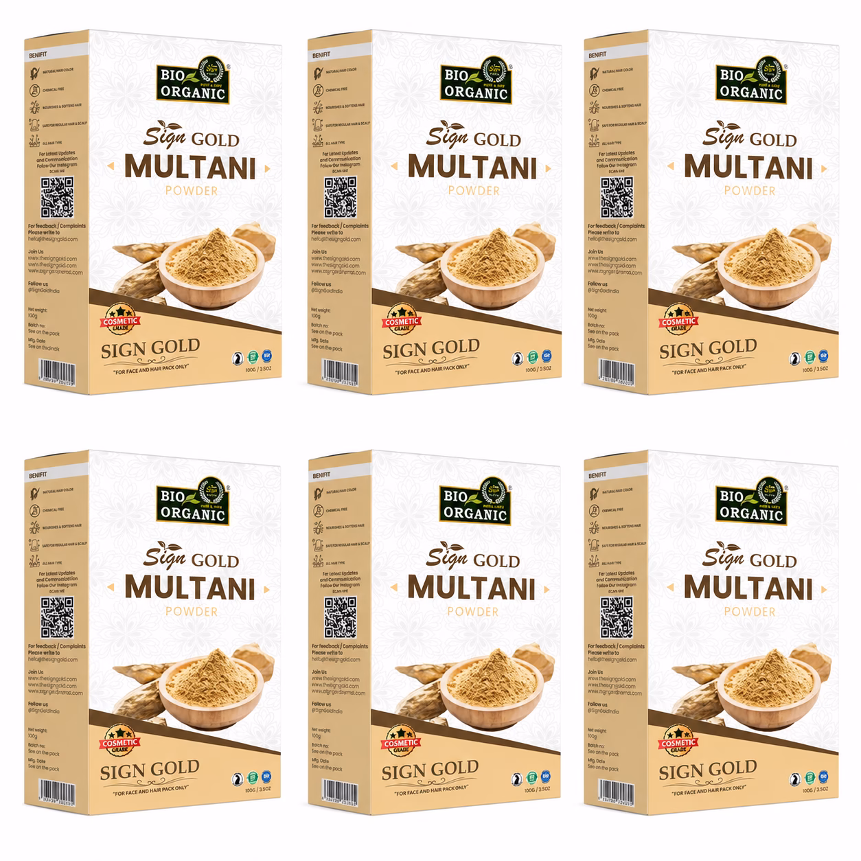 Organic Multani Mitti Powder for Face Pack Organic Multani Mitti Powder for Face Pack
